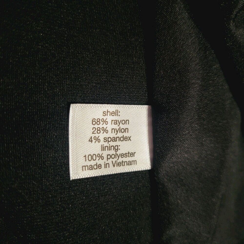 Lane Bryant The Bryant Blazer in Black Ponte Knit NEW Military Buttons Size 20 - Picture 12 of 13